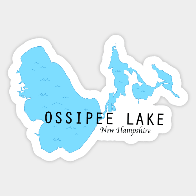 OSSIPEE LAKE, NH Sticker by ACGraphics